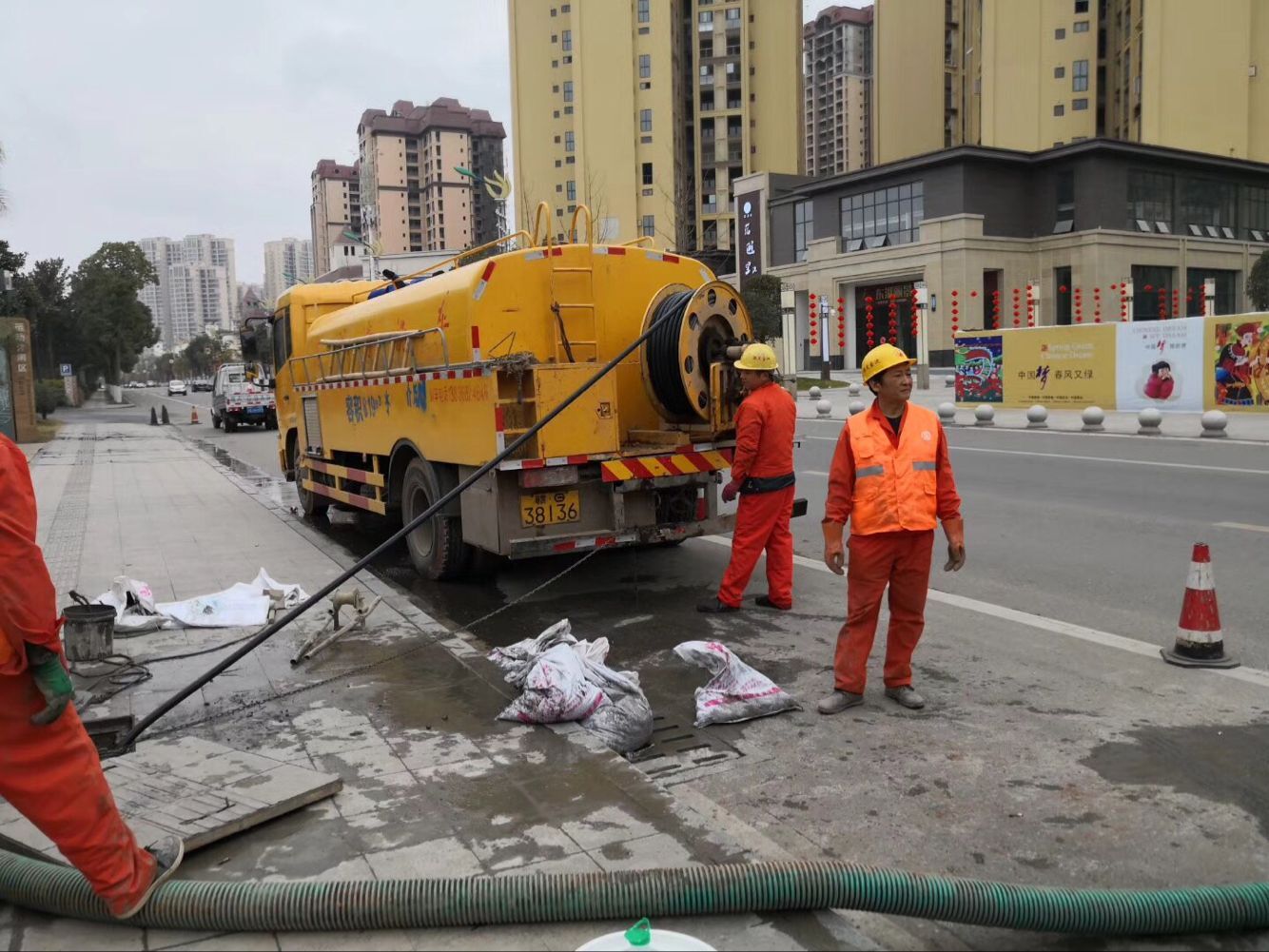 丰润排污管道清淤-管道清洗